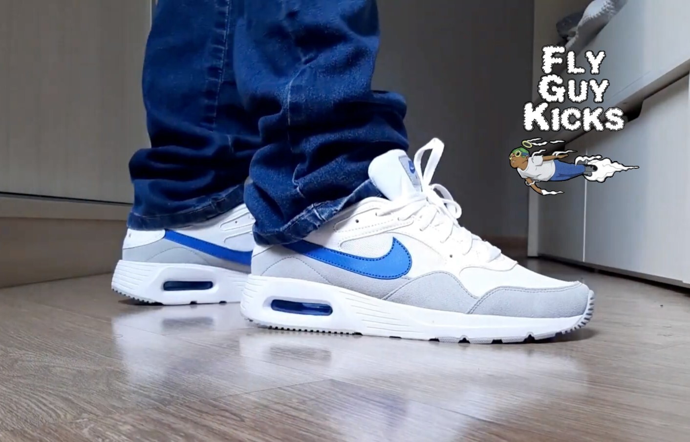Authentic Nike Air Max SC Wolf Grey Blue White CW4555-101 1 90 95 97 270 W/  Box | eBay