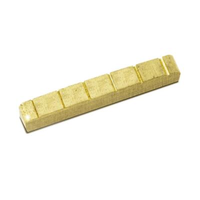 Massive Messing-Mutter für E-Gitarre - 43,0 mm x 7,7 mm x 5 mm