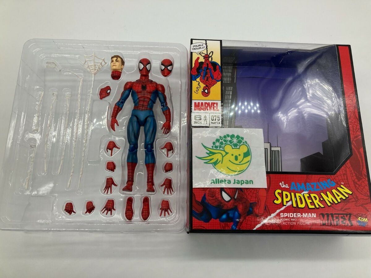 MAFEX 075 Spider Man Comic Version Medicom Toy Action Figure MAFEX 075 Spider Man Comic Version Medicom Toy Action Figure