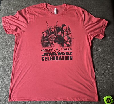 Star War Celebration Exclusive 2022 Clone Wars Villainesses Shirt 2XL