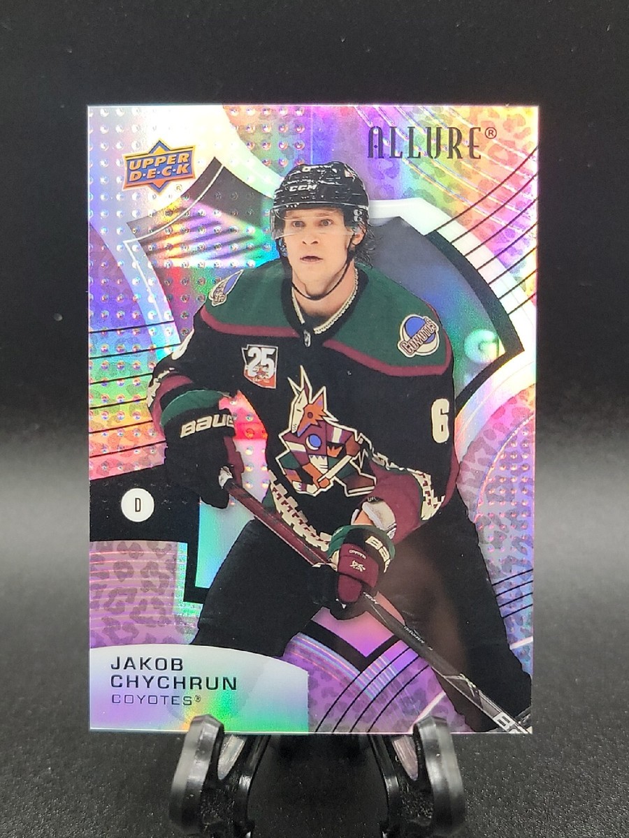 2021-22 UD Allure Pink Leopard #88 Jakob Chychrun Arizona