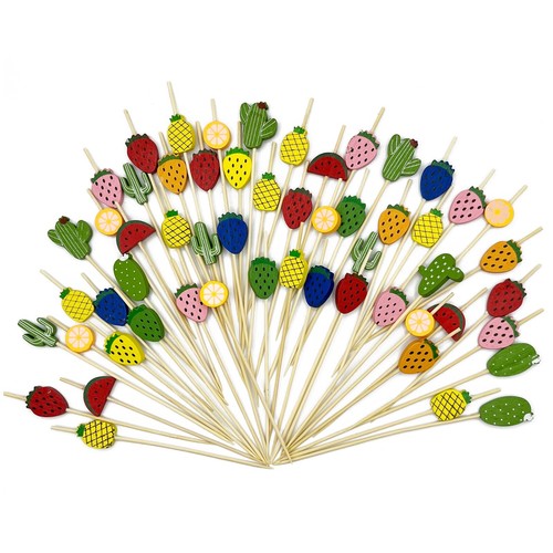 5 packs of Assorted Cocktail Picks (200 in each) & Free 100 Bamboo Toothpicks - Picture 12 of 12