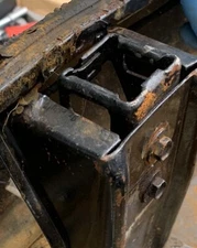 1964 OEM Cutlass F85 Trunk Deck Lid Lock Latch Striker Catch & Bolts Restoration