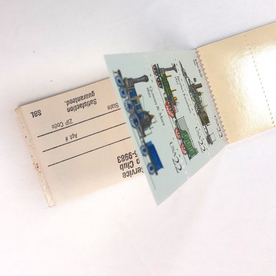 U.S. Scott #BK163, $4.40 Steam Locomotives, Mint in Excellent Condition - Image 4 of 4