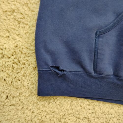 Vintage Volcom Stone Hoodie Mens Extra Large Blue Skater Y2K Faded Jacket 90s - Picture 3 of 15