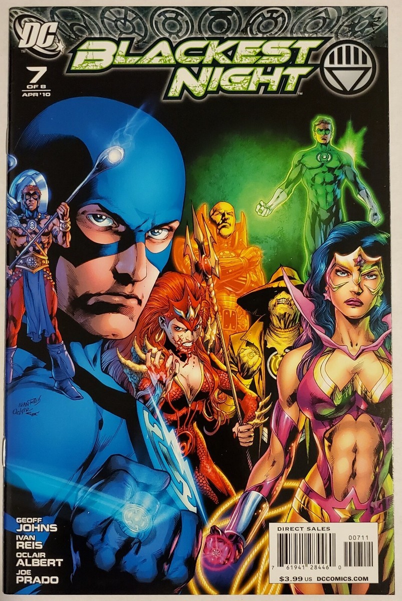 BLACKEST NIGHT #7 & BLACKEST NIGHT GREEN LANTERN #52 LOT