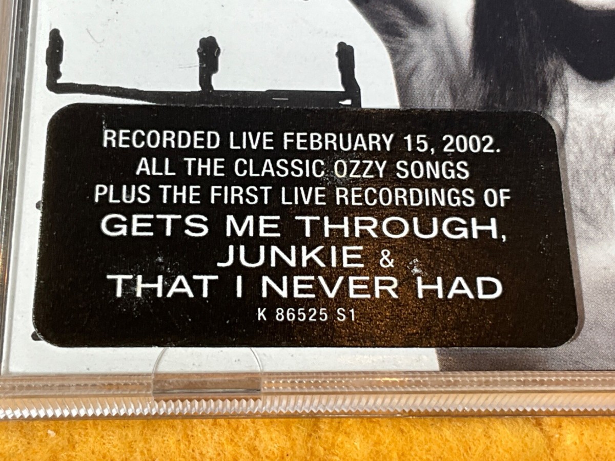 R10-96 OZZY OSBOURNE Live At Budokan - PARENTAL ADVISORY - 2002