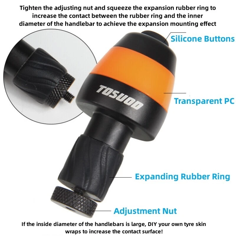 Fahrräd Blinker Set LED Lichter für Fahrräder E-scooters E-bike Lenker Licht NEU - Bild 4 von 4