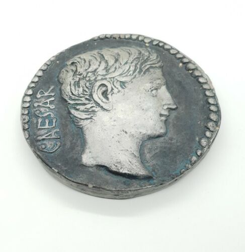 Great Seal Julius Caesar Large Round Hanging Plaque Replica Blue 5.5in diameter 