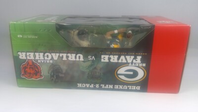 McFarlane NFL 2 Pack Brian Urlacher Chicago Bears Brett Favre