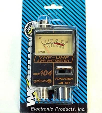 Workman 104 SWR/Power Watt Meter for Ham/UHF/VHF Radio Bandit Inline 120-500 MHz
