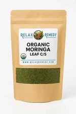 Organic Moringa Leaf C/S - 100% Pure, Non-GMO Moringa Oleifera, Nutrient-Dense