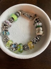 Trollbeads Bracelet complete with 17 beads