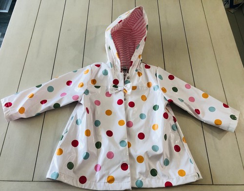Little Me polka dot rain jacket! Size 