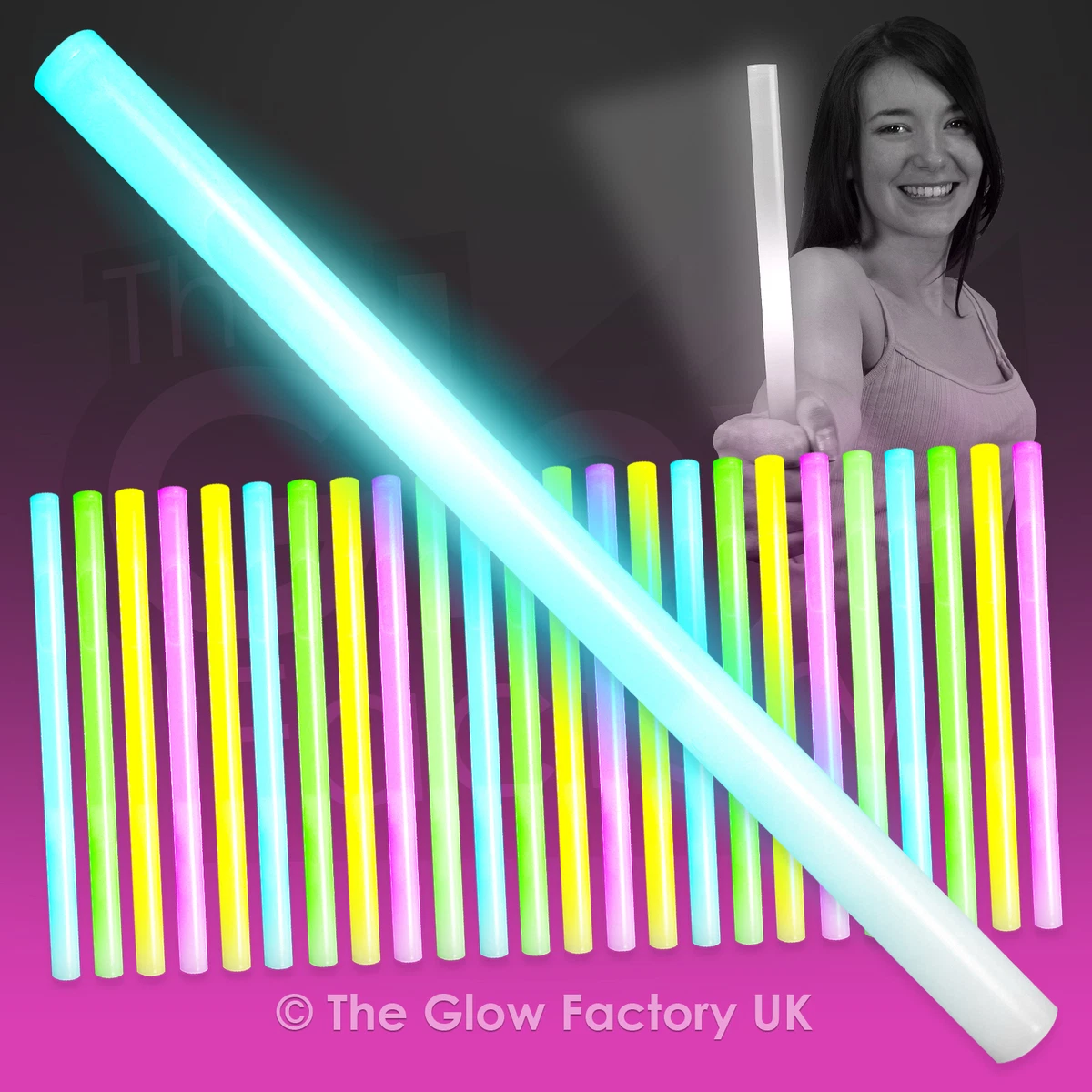 10 inch Concert Glow Sticks in Bulk Bags of 25 top quality glo stick  glowsticks