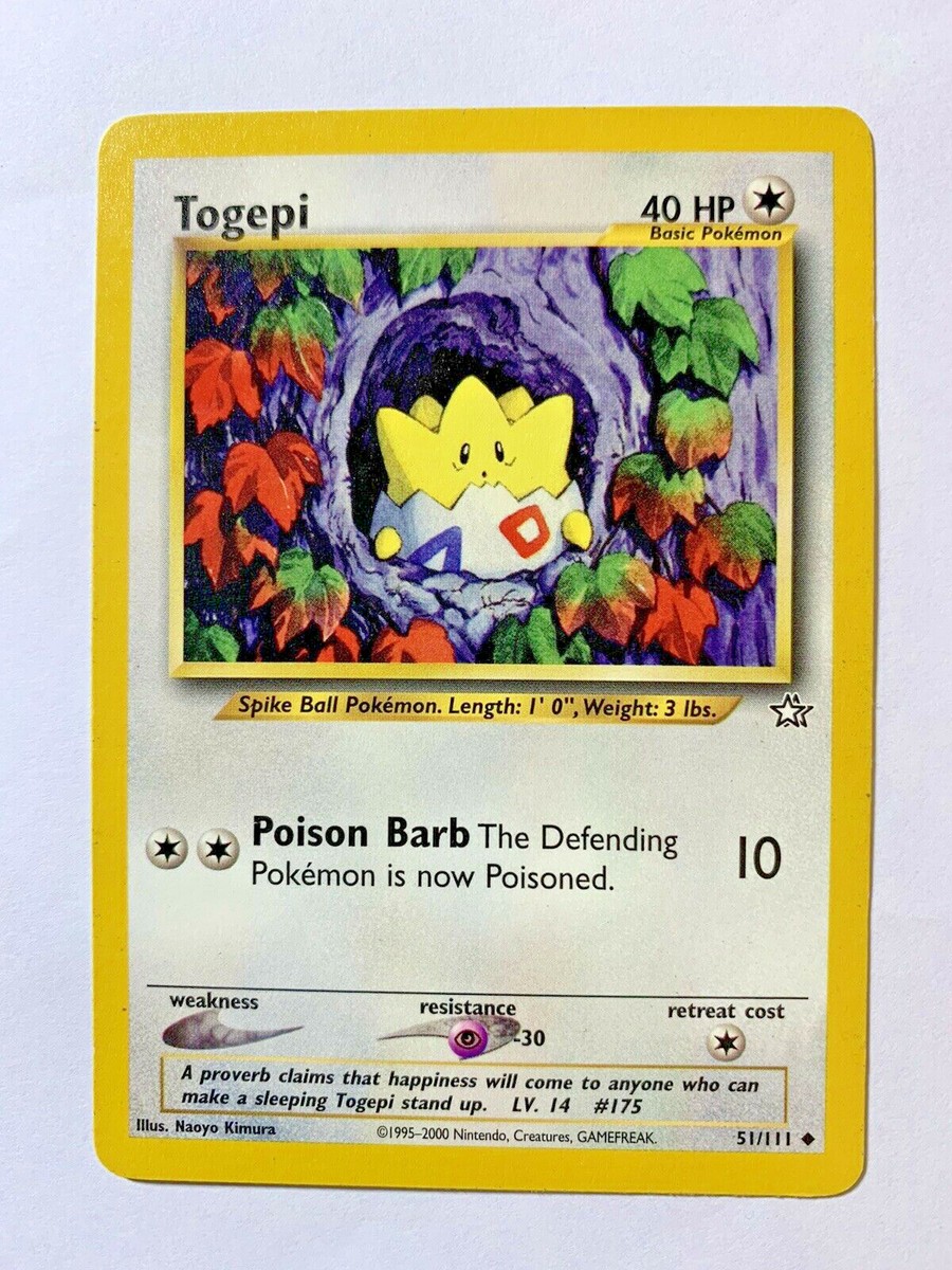 TOGEPI - 51/111 - Neo Genesis Set - VINTAGE 2000 - Pokemon Card