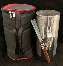 Blanco Guira Profesional 19”X 12” Con Su Estuche y Gancho Incluido Nueva🇩🇴