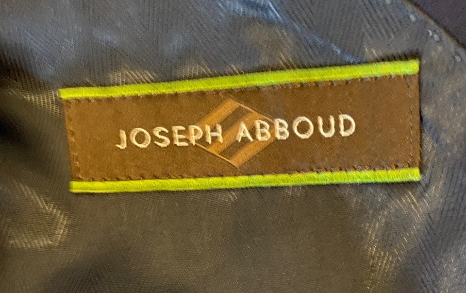 Chaqueta Joseph Abboud Niños Talla 14 - 3 Botones Azul Marino con Rayas Azul Claro Foto 3 de 4