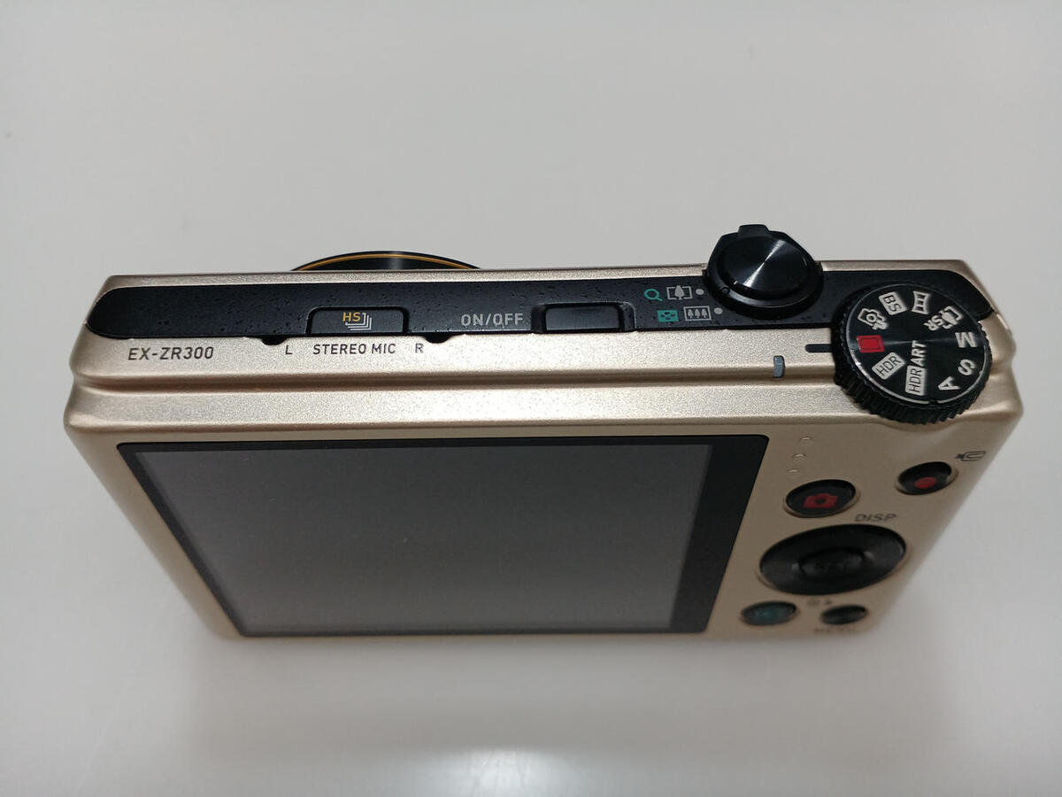 CASIO HIGH SPEED EXILIM EX-ZR300 16.1MP Digital Camera Gold CASIO HIGH SPEED EXILIM EX-ZR300 16.1MP Digital Camera Gold