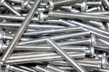 200pcs 1/4-20 3" Inch Length Philips Pan Head Machine Screws 304 Stainless Steel