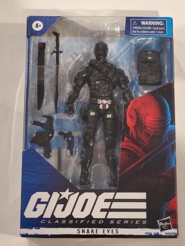 GI Joe Cobra Classified Series 02 Snake-Eyes new in box