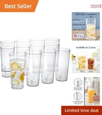 Value Set of 12 Shatterproof 32-Oz Drinkware - Perfect for Parties & Gatherings