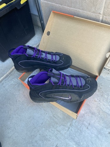 Nike Air Max Penny 1 SUNS (2010) 311089-002 BLACK/CLUB PURPLE Men Size 14 - Picture 6 of 10