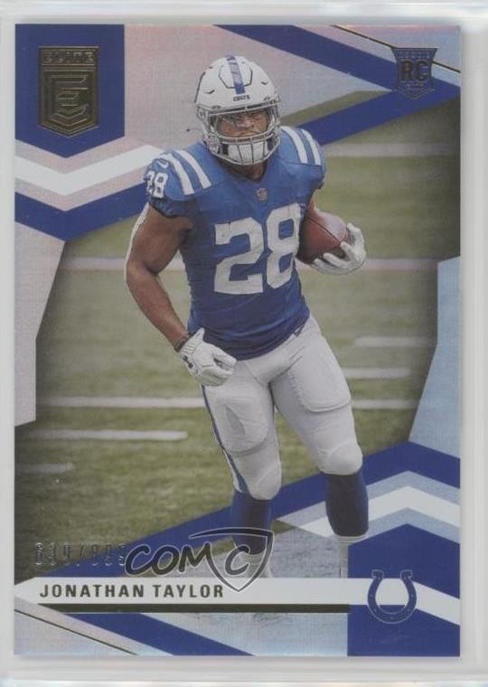 2020 Panini Chronicles Elite Update 639/899 Jonathan Taylor #215 Rookie RC 0u8o