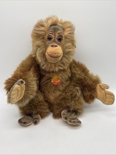 VTG STEIFF Orang Baby Orangutan Monkey Ear Button 0030/35 RARE HTF 1977