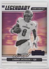 2021 Panini Contenders Draft Picks Legendary Purple Lamar Jackson #17 13ve