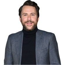 Charlie Day (Grey Suit) Half Body Buddy Cutout