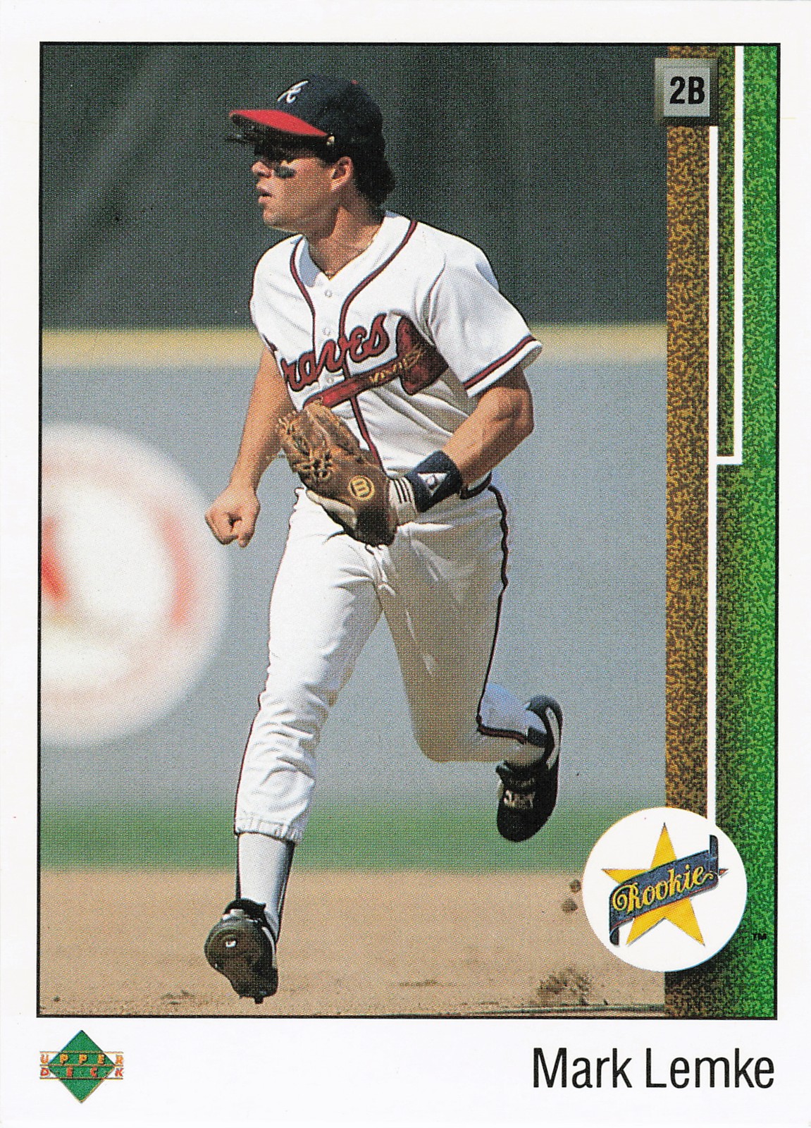 Upper Deck 1989 Upper Deck #19 Mark Lemke RC Near Mint or Better