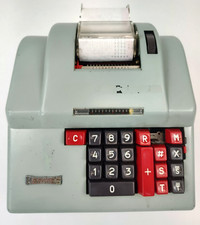 Hermes Vintage Sea Foam Green Adding Machine 80 Watts Model 165-12