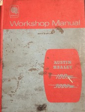 Vintage 1968 Austin-healey 100-3000 Workshop Manual Bmc Service Original Vintage 1968 Austin-healey 100-3000 Workshop Manual Bmc Service Original
