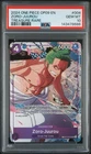 2024 One Piece OP09 Zoro-Juurou Treasure Rare ST18-004 PSA 10 Gem Mint English