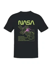 Officially Licensed NASA Space Satellite Graphic Men's T-shirt