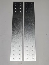 Stud Guard nail plate 3" x 18" 16ga 8 holes 2pk