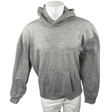 Originals Brooklyn Cloth Men's Gray Long Sleeve Hoodie Hooded Sweatshirt Size M