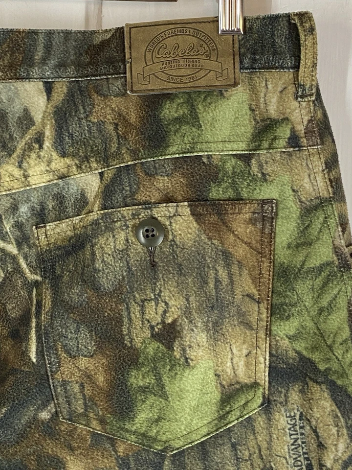 Cabela’s (Size 34”x26” Altered/Short) Scent-Lok Lined Fleece Camo Hunting Pants - Image 4 of 4