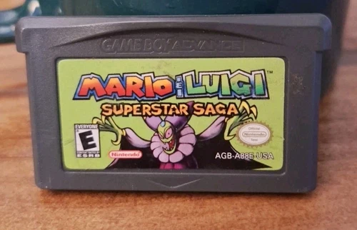 Mario And Luigi Superstar Saga (Game Boy Advance GBA) Authentic Very Good