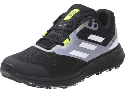 Adidas Men's Terrex-Two-Flow Trail Running Sneakers Black/White/Solar Yellow