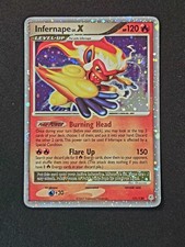 Infernape LV.X 121/130 Holo Bleed Rare Diamond & Pearl Vintage Error Pokemon  on eBay