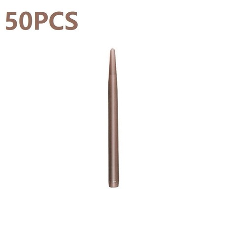 50x 55mm Rigide Anti-mêlage Caoutchouc Manches Carpe Barbeau Pêche Terminal