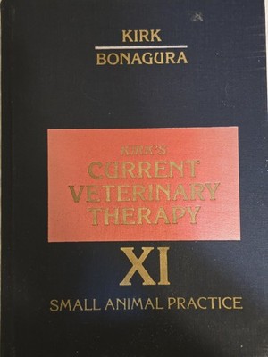 Kirk Current Veterinary Therapy XI 1992 Small Animal Practice Book