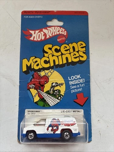 Vintage Hot Wheels 1980 Scene Machines Spider Man # 2852 RARE
