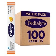 Pedialyte Electrolyte Powder Hydration Drink For Kids Adults Orange 100 Powder