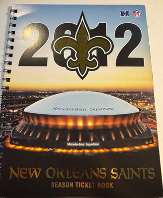 New Orleans Saints - 2012 Home Game Ticket Stub - Pick your Game! Brees Records!