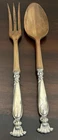 Romance of the Sea by Wallace Sterling and Wood Salad Set 11"