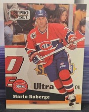 91-92 Pro Set Mario Roberge Rookie 🚨🚨🚨 Montreal Canadiens 