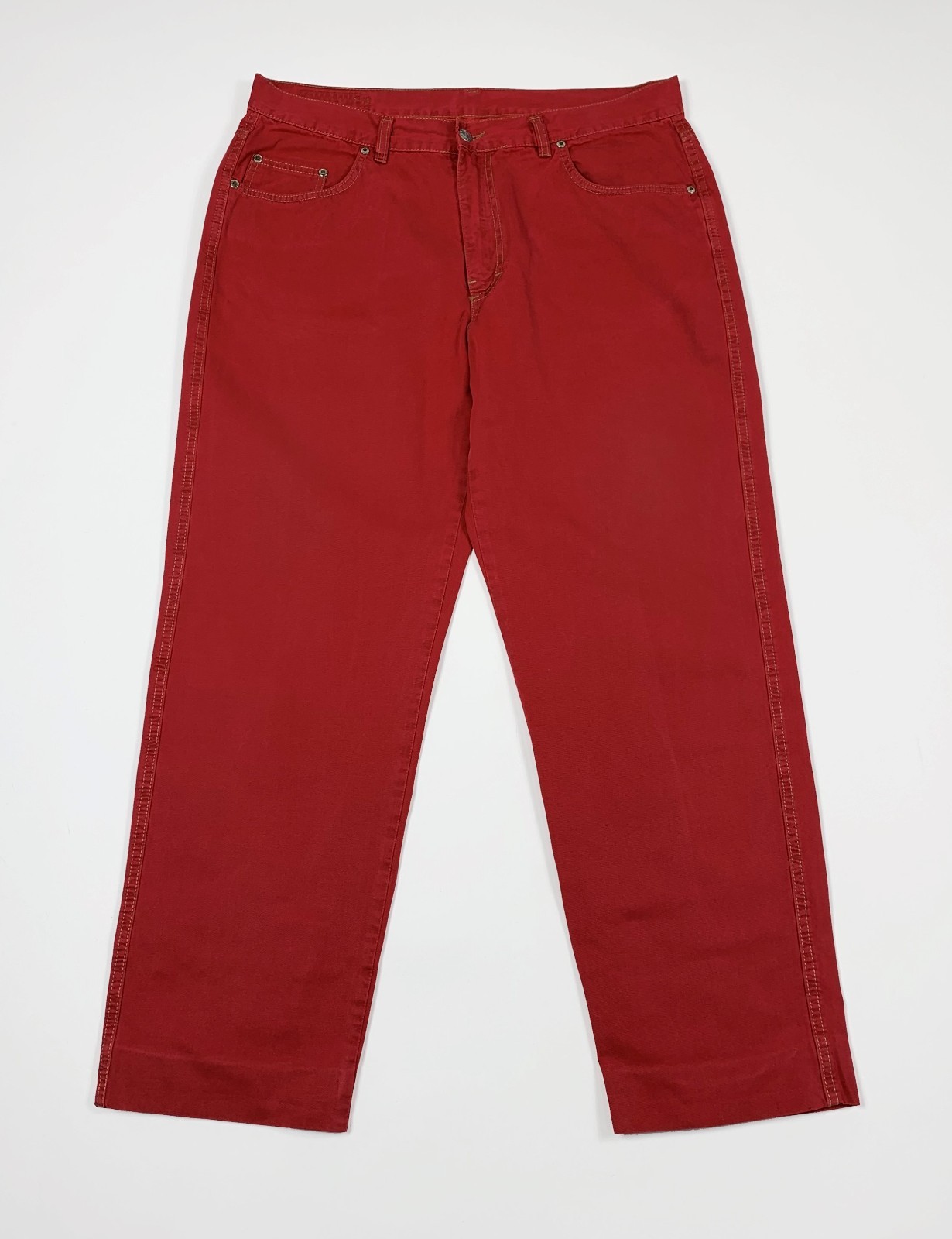 Post card by dario talenti pantalone uomo usato W38 tg 52 red gamba dritta T6945